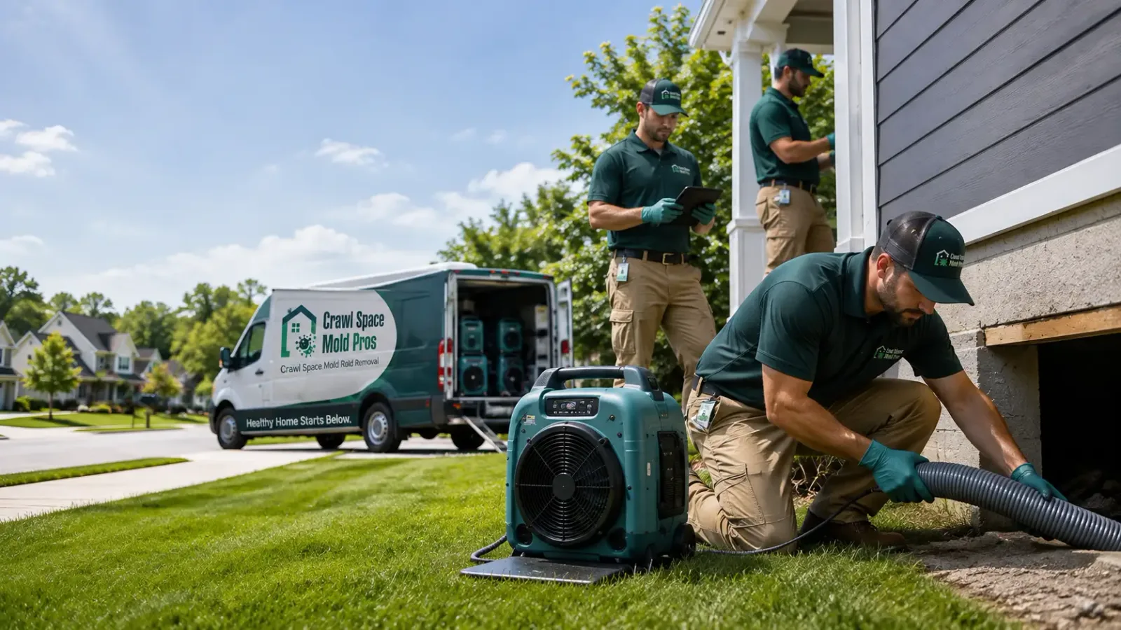 Crawl Space Mold Removal in Enola, PA